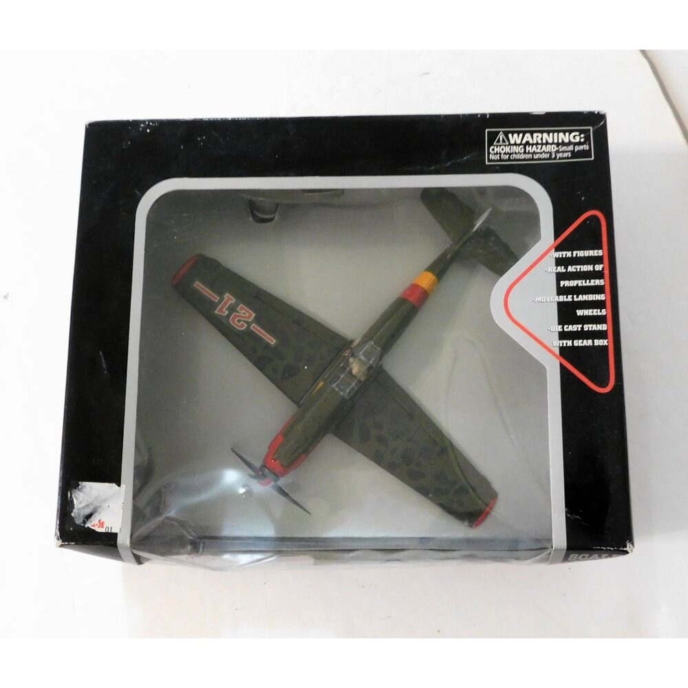 New Ray Motorize Propella BF-109 Die-Cast Airplane Model 1:48 Sealed  Vintage
